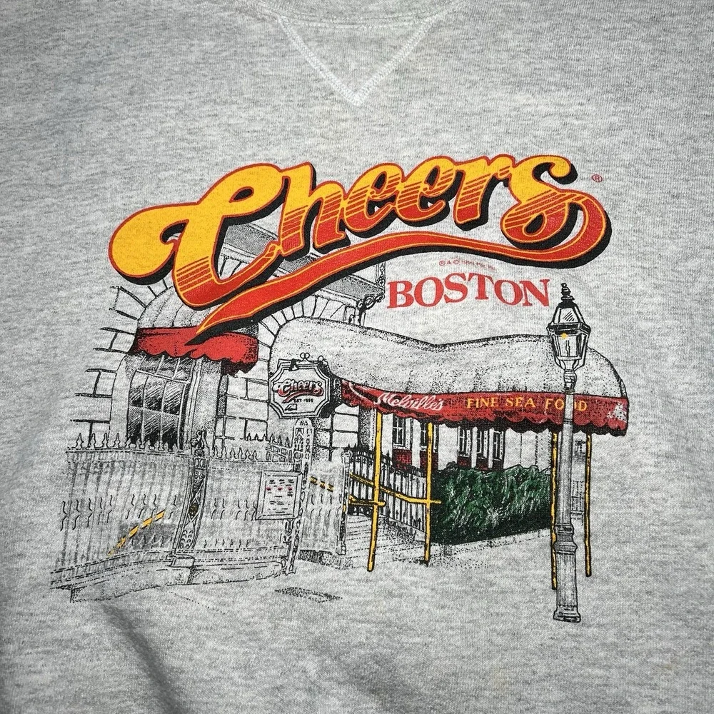 Cheers Sweater Size XL Great Sweatshirt Vintage 1998 Made in USA Crew Neck